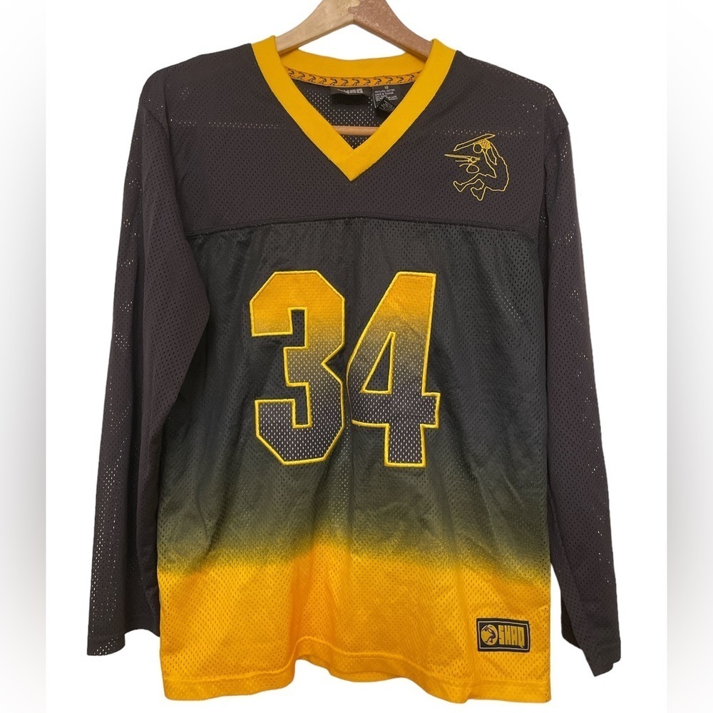 Shaq, Black & Yellow Shaquille O’Neal #34 Jersey, Size 18 (Boys)/ Small (Men’s)
